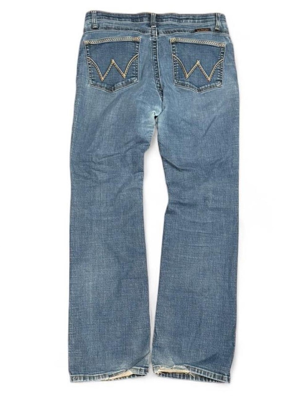 Y2K Wrangler Faded Embroidered Mid Rise Bootcut Jeans